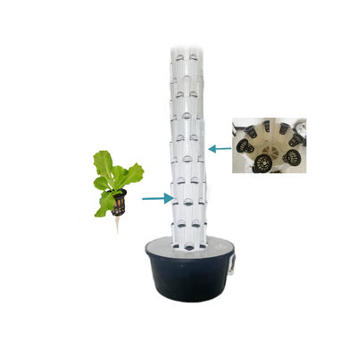 Hydroponisches Anbausystem Turm für Gemüse Erdbeere Balkon Bodenlosen Anbau