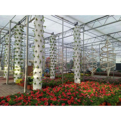 Großhandel Fabrikpreis Hydroponisches Anbausystem Turm mit LED-Anbaulicht Garten Aeroponik System
