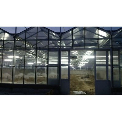 Landwirtschaft Mehrspannglas Gewächshaus Hydroponisches Gewächshaus Weiß