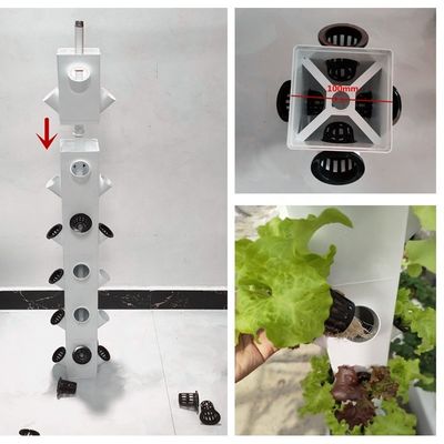 Intelligente Hydroponik Vertikale Gartenpflanzung Kräuterpflanzen NFT Anbausystem