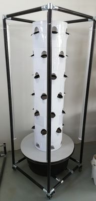 Hydroponisches System Aerpetta Erdbeeren und Blattgemüse Rotation mit Lichtern