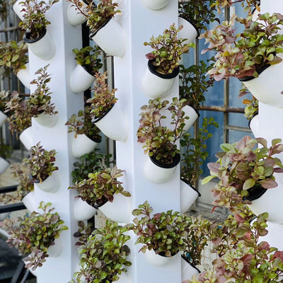 2023 heiß verkaufter Kunststofftopf hydroponischer vertikaler Garten künstlicher Wandtopf vertikaler Garten 112+ Pflanzen hydroponik vertikal