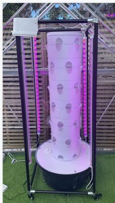 Hydroponisches System Aeroponischer TurmGarden rotierende Hydroponik für Blattgemüse