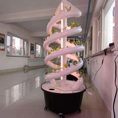 Doppel-Helix-Hydroponisches Vertikal-Hydroponisches Anbausystem für den Innengarten