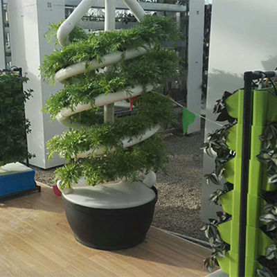 Pflanzen Doppelhelix Hydroponische rotierende Landwirtschaft Spirale NFT Hydroponische System